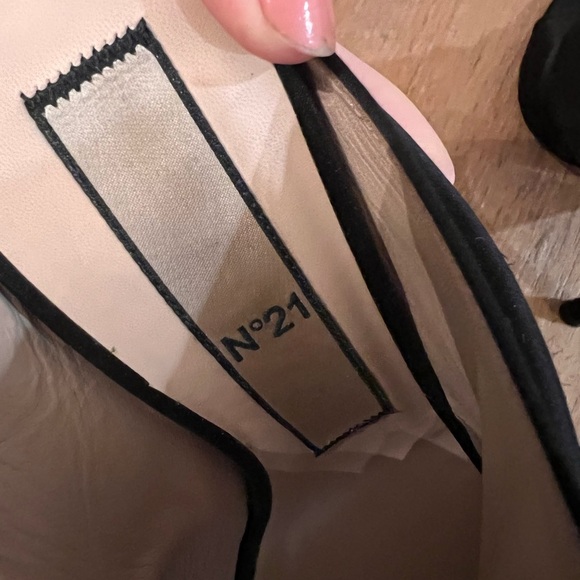 No. 21 Women's Satin Slide Mule Sandals High Heels - Picture 9 of 10